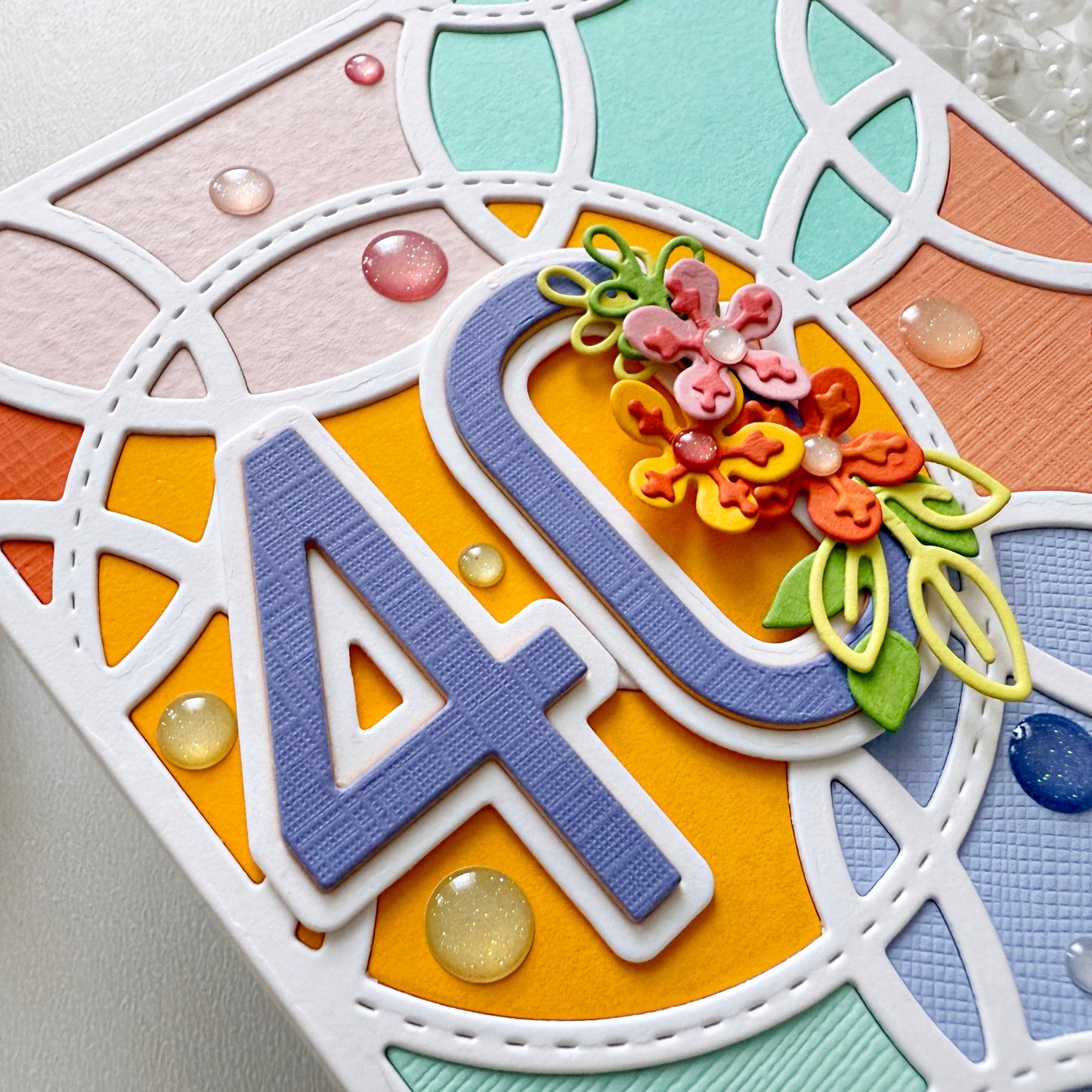 Circles Background A2 Cover Plate