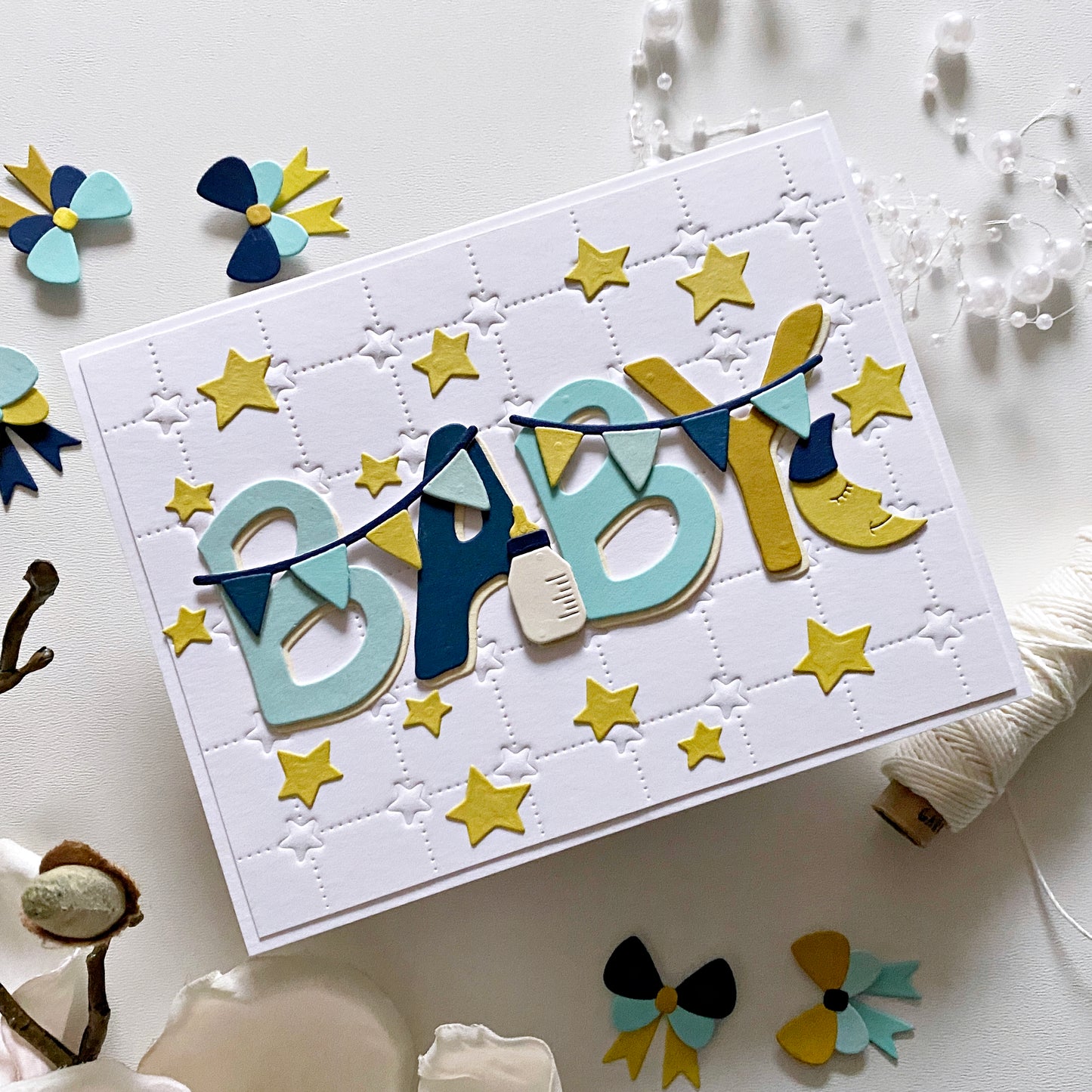 Baby Stars Background A2 Cover Plate