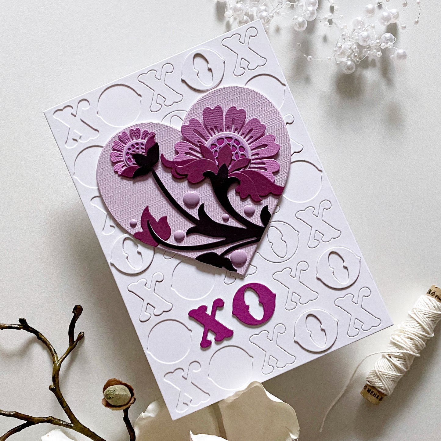 XOXO Background 5x7" Cover Plate by Paige Taylor Evans