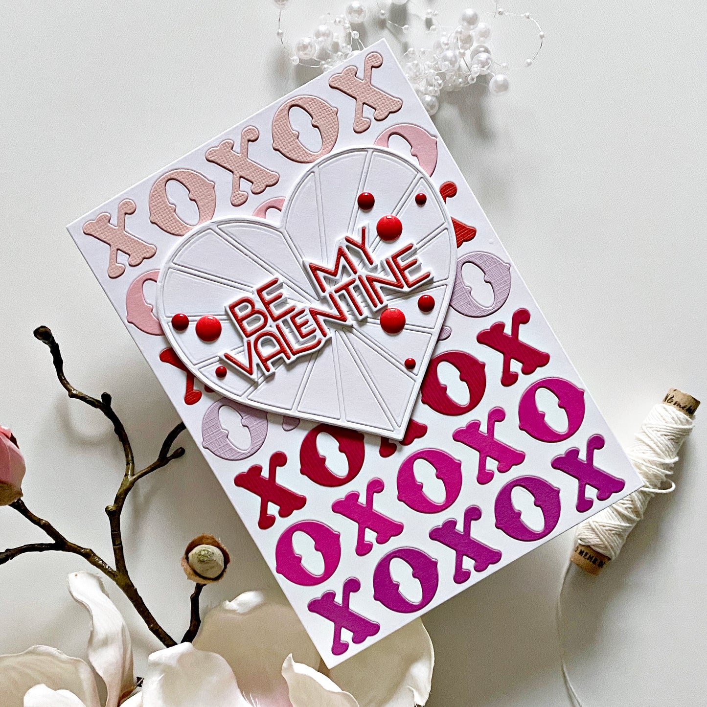 XOXO Background 5x7" Cover Plate by Paige Taylor Evans