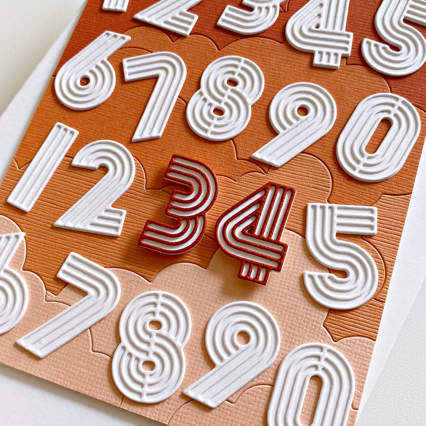 Disco Numbers Die Set