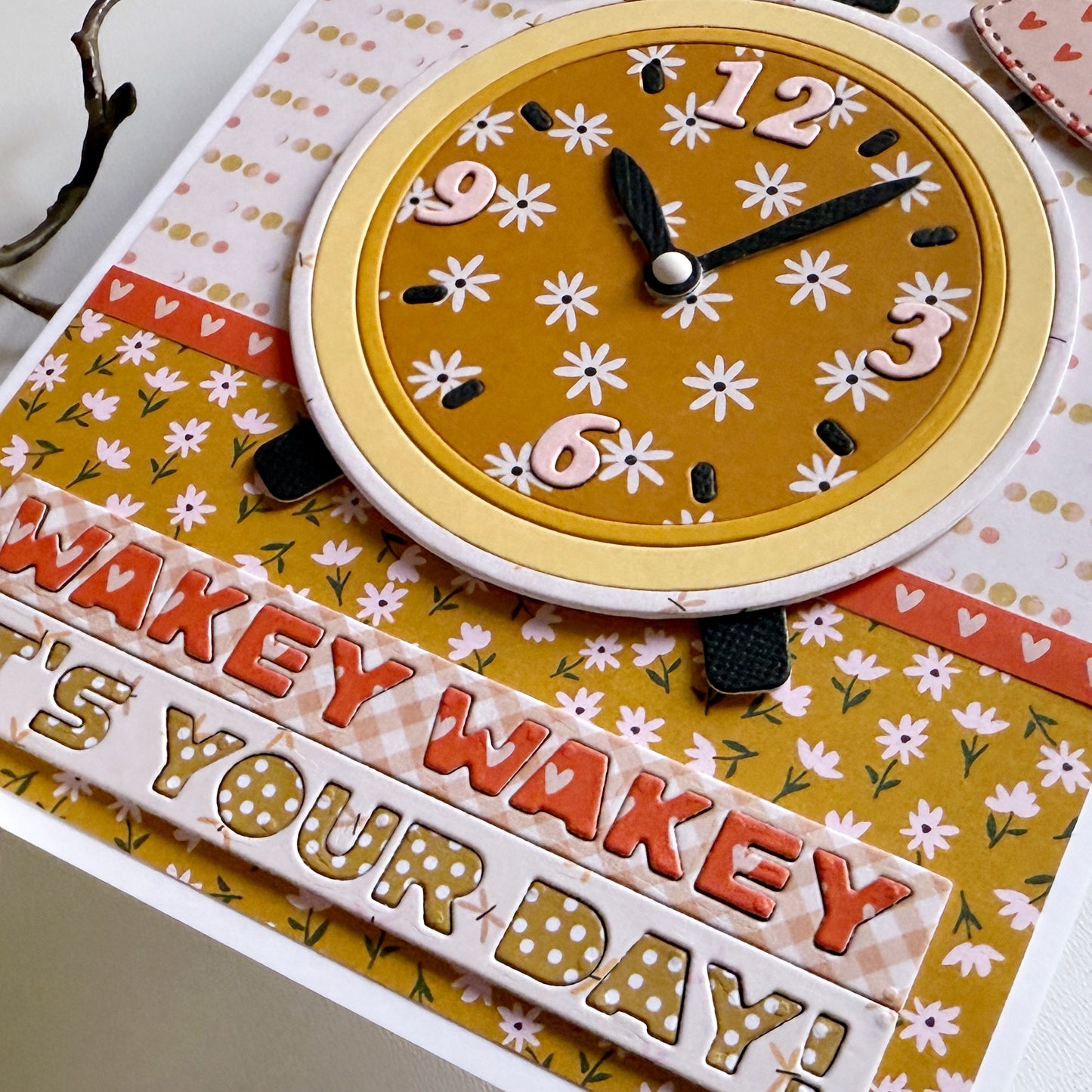 Retro Alarm Clock Die Set