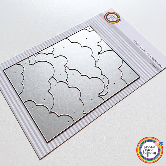 Fluffy Clouds Background A2 Cover Plate