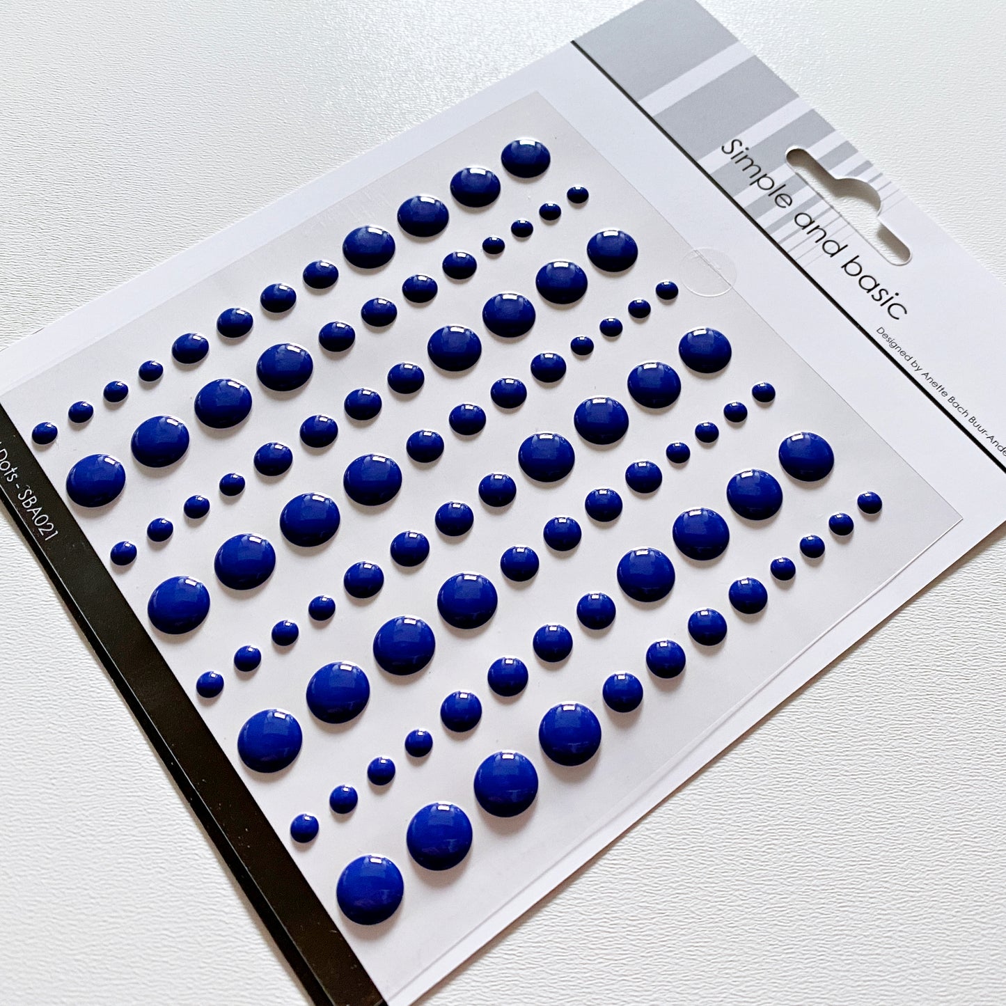 Solid Enamel Dots, 96 Pc - Royal Blue