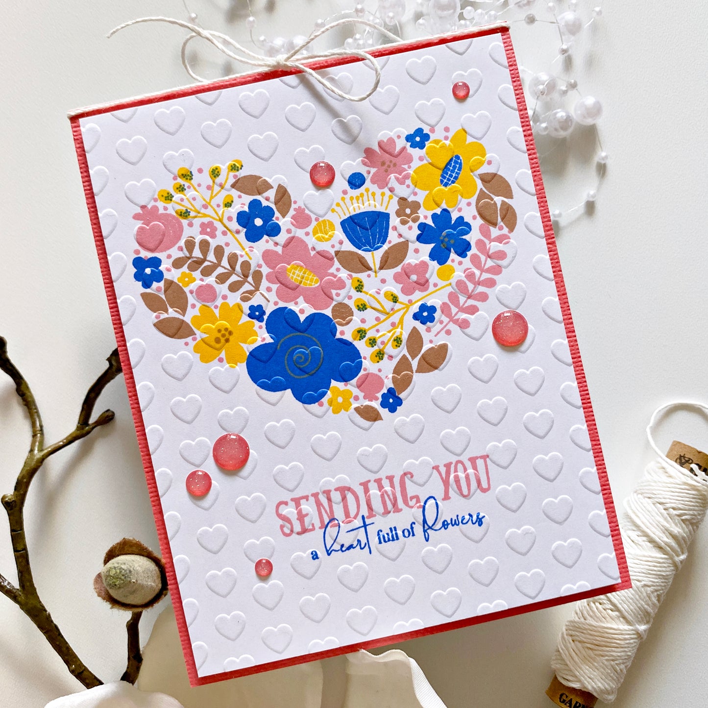 A Heart Full of Flowers Stamp Set