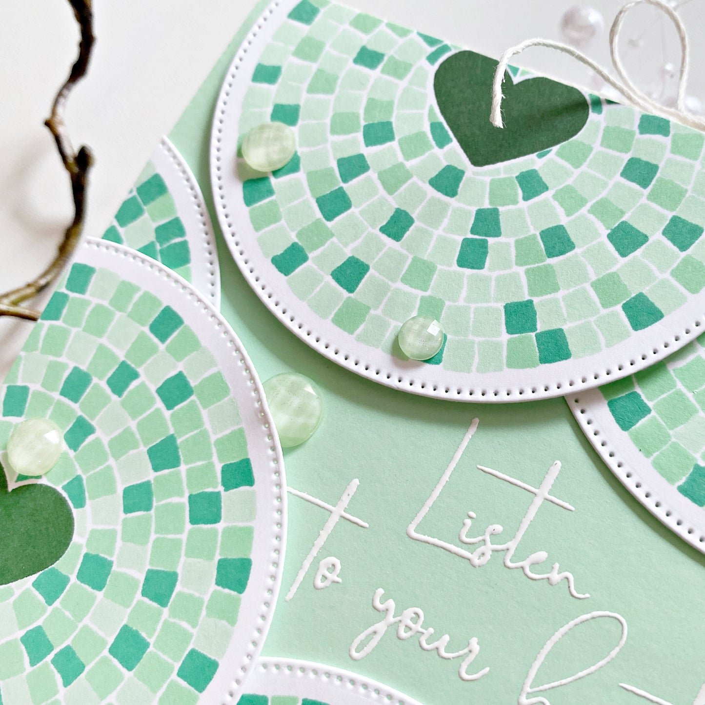 Mosaic Circle Builder Stamp Set