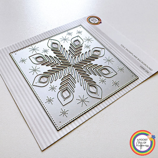 Folk Snowflake Background 5x5" Cover Plate