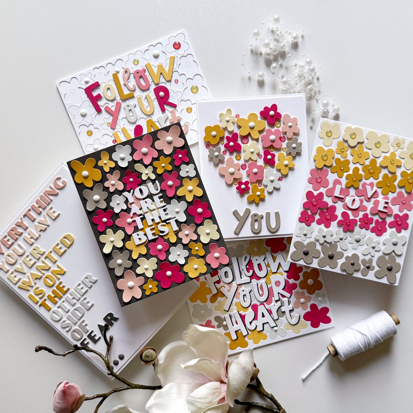 Field of Flowers Background A2 Cover Plate