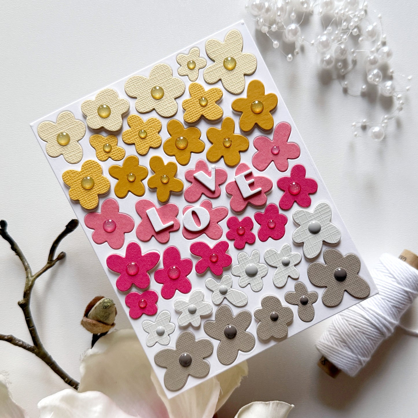 Field of Flowers Background A2 Cover Plate