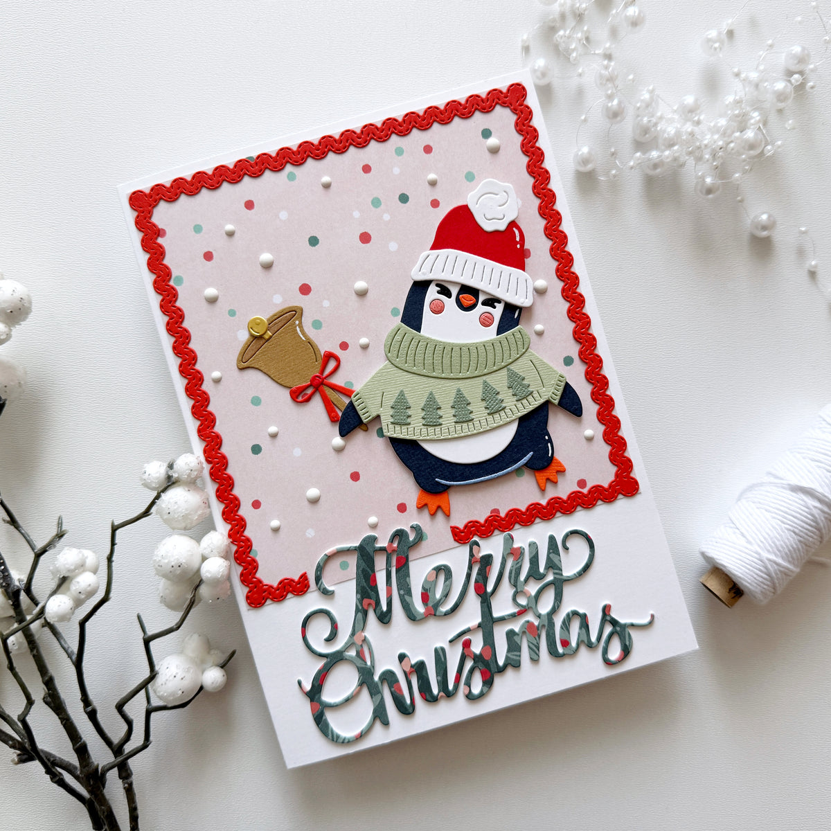 Christmas Penguin Stanzenset
