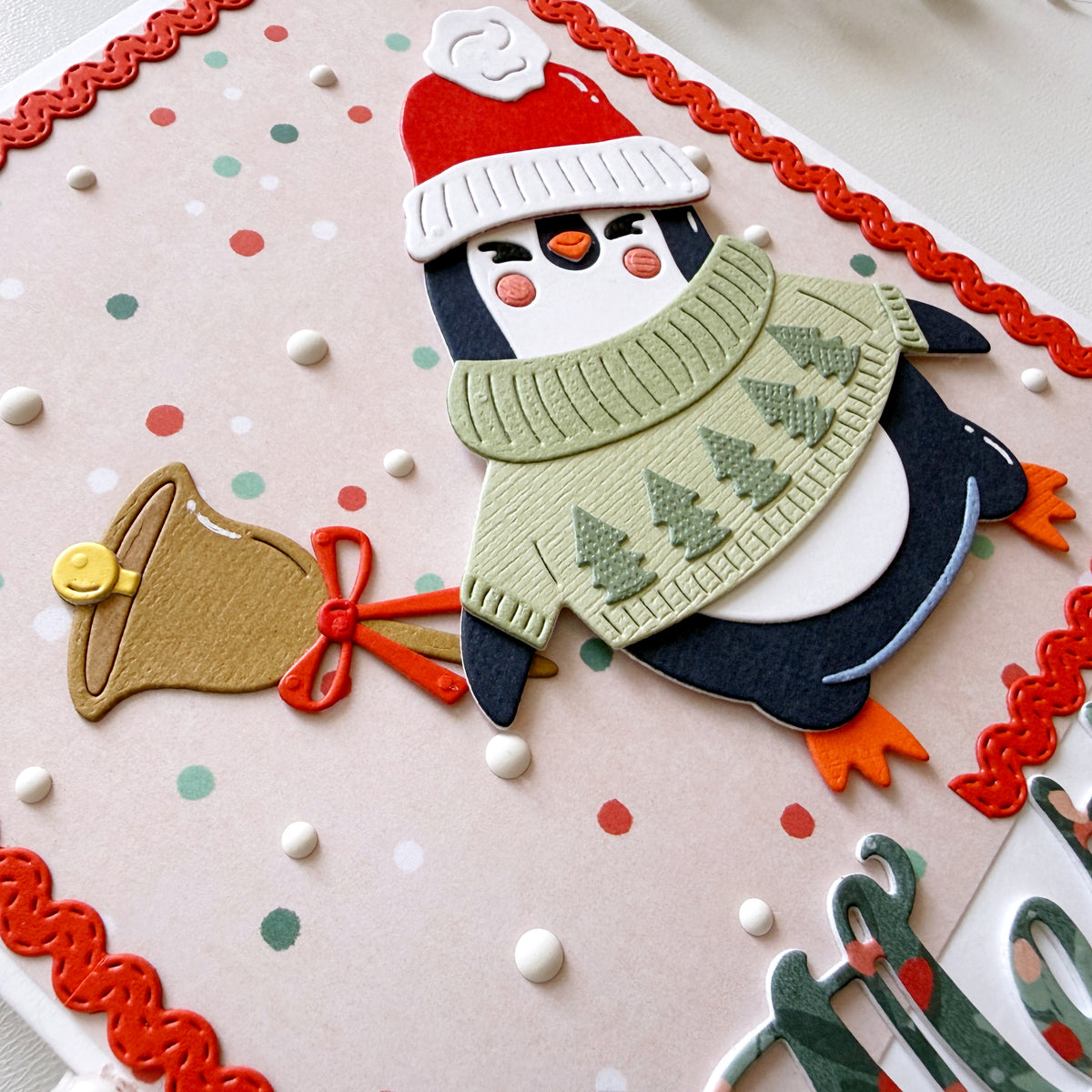 Christmas Penguin Stanzenset