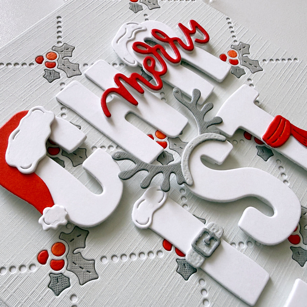Holly Background 5x7" Cover Plate
