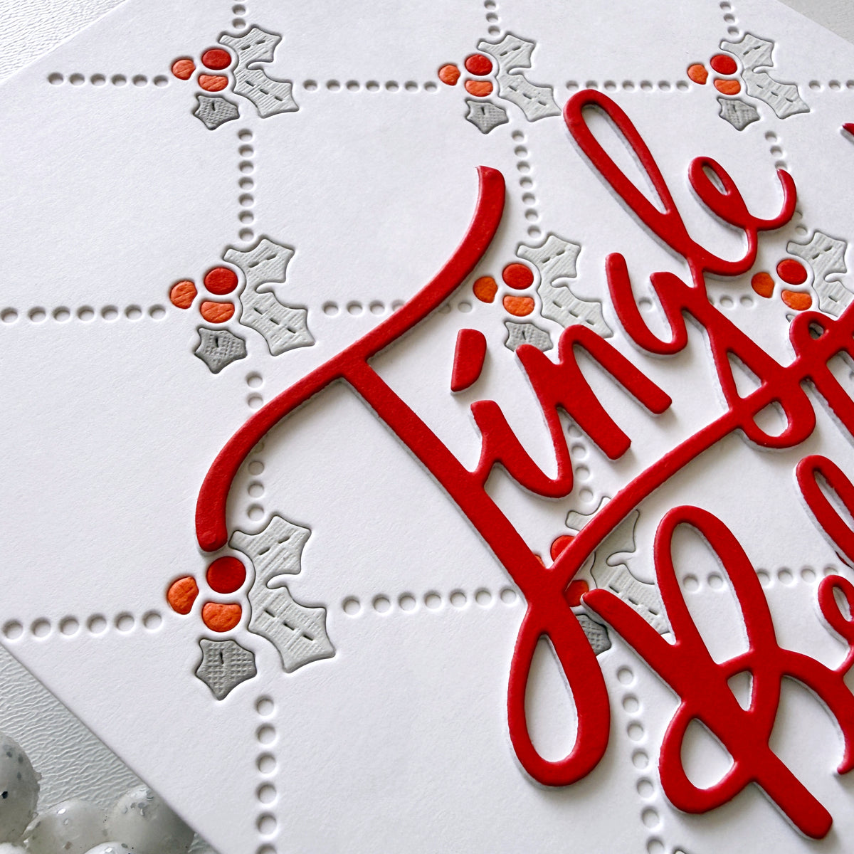 Holly Background 5x7" Cover Plate