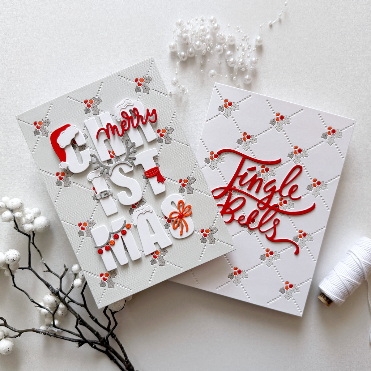 Holly Background 5x7" Cover Plate