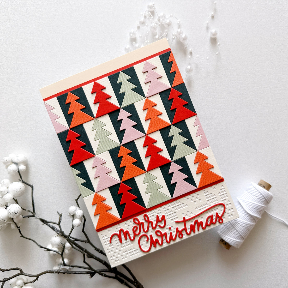 Christmas Tree Background 5x5" Cover Plate