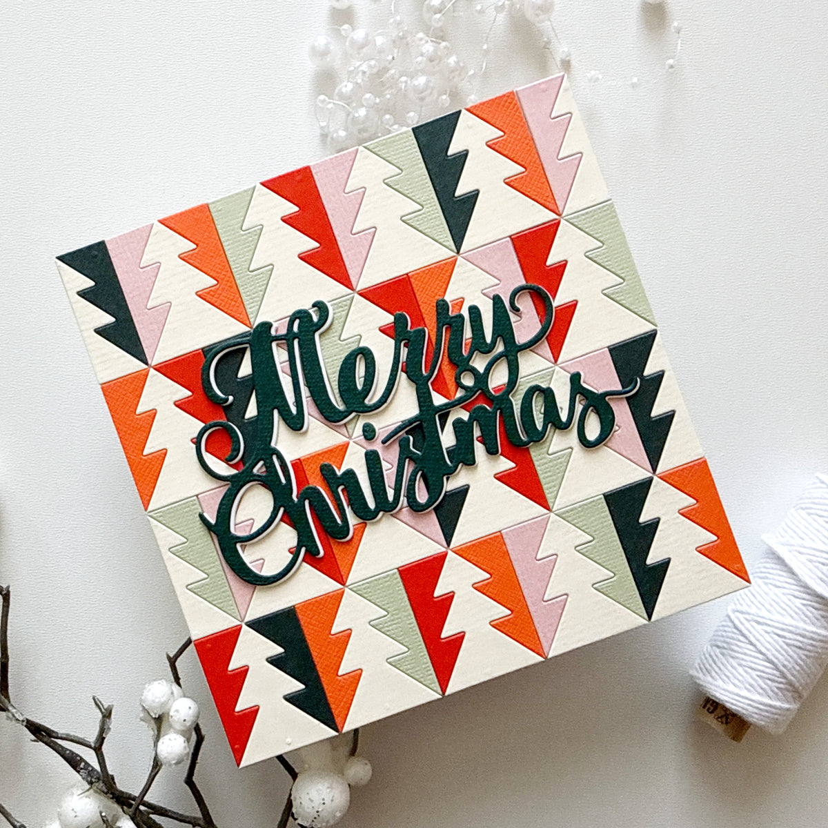 Christmas Tree Background 5x5" Cover Plate