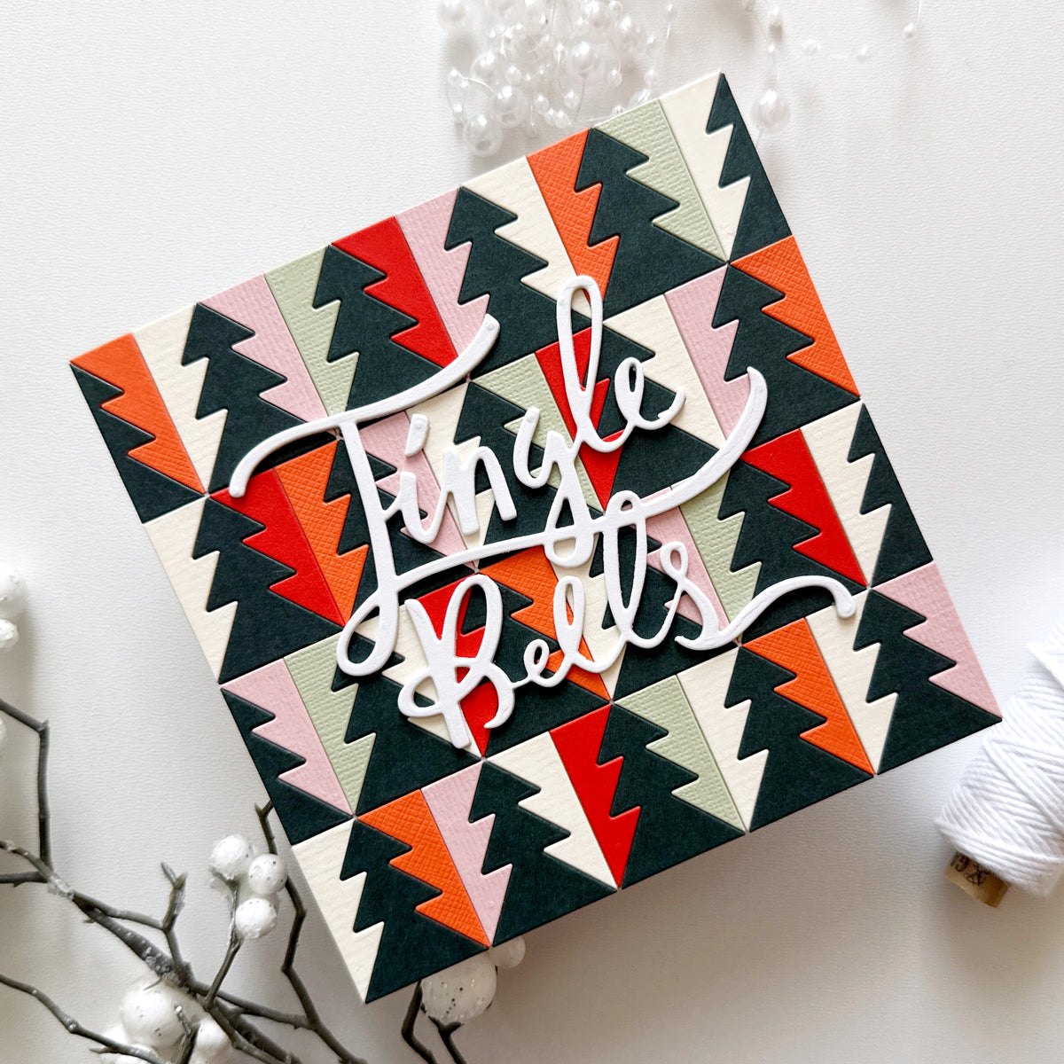 Christmas Tree Background 5x5" Cover Plate