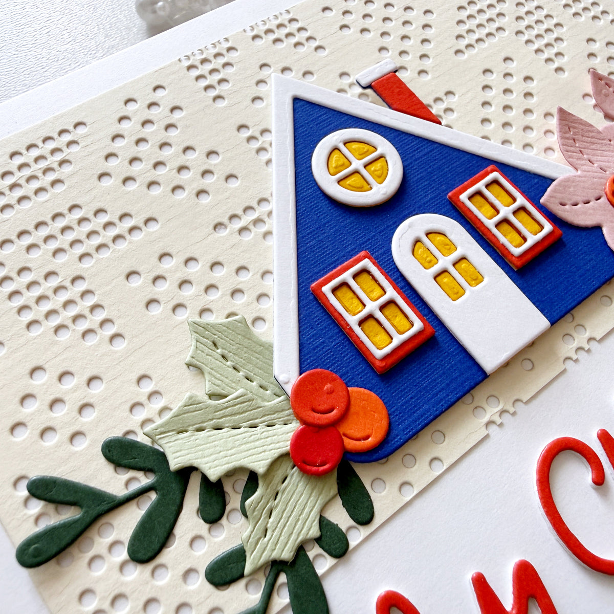 Christmas Sweater Background 5x7" Cover Plate