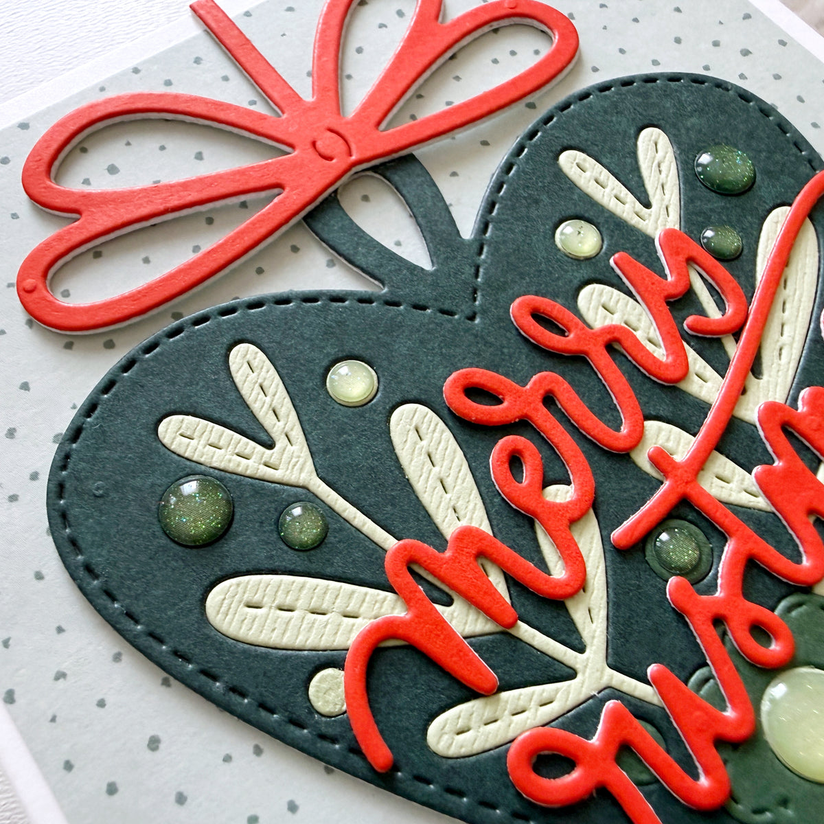 Gingerbread Heart Ornament Stanzenset