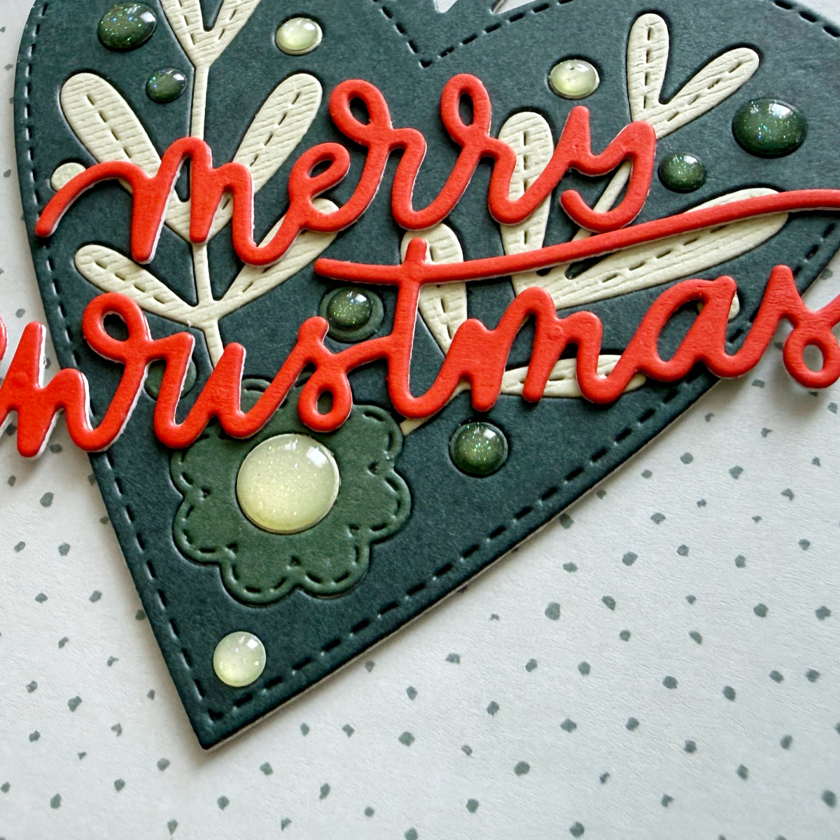 Gingerbread Heart Ornament Stanzenset