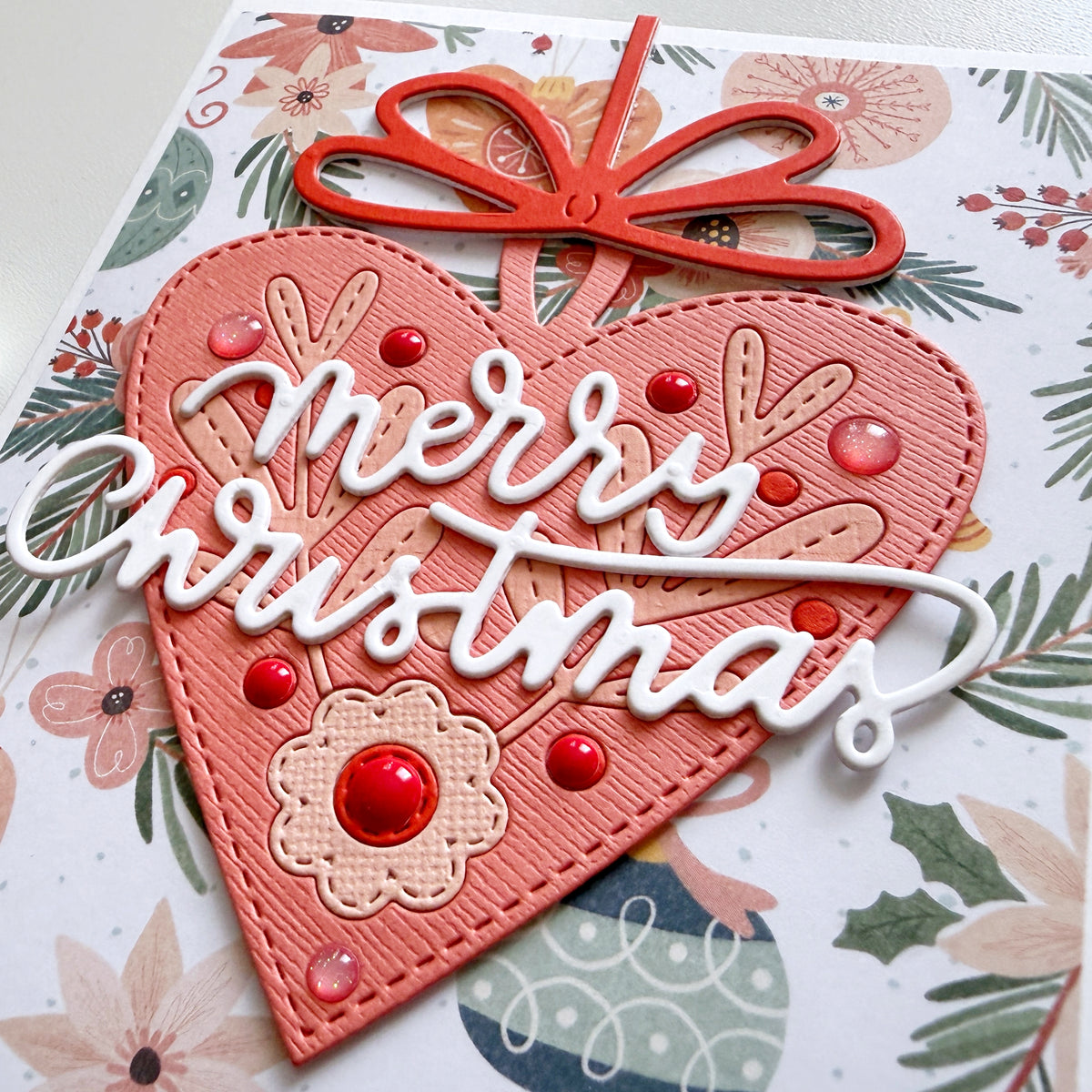 Gingerbread Heart Ornament Stanzenset