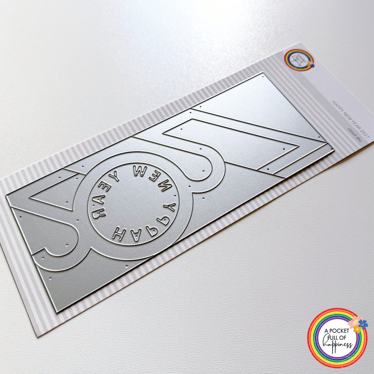 Happy New Year 2027 Slimline Cover Plate