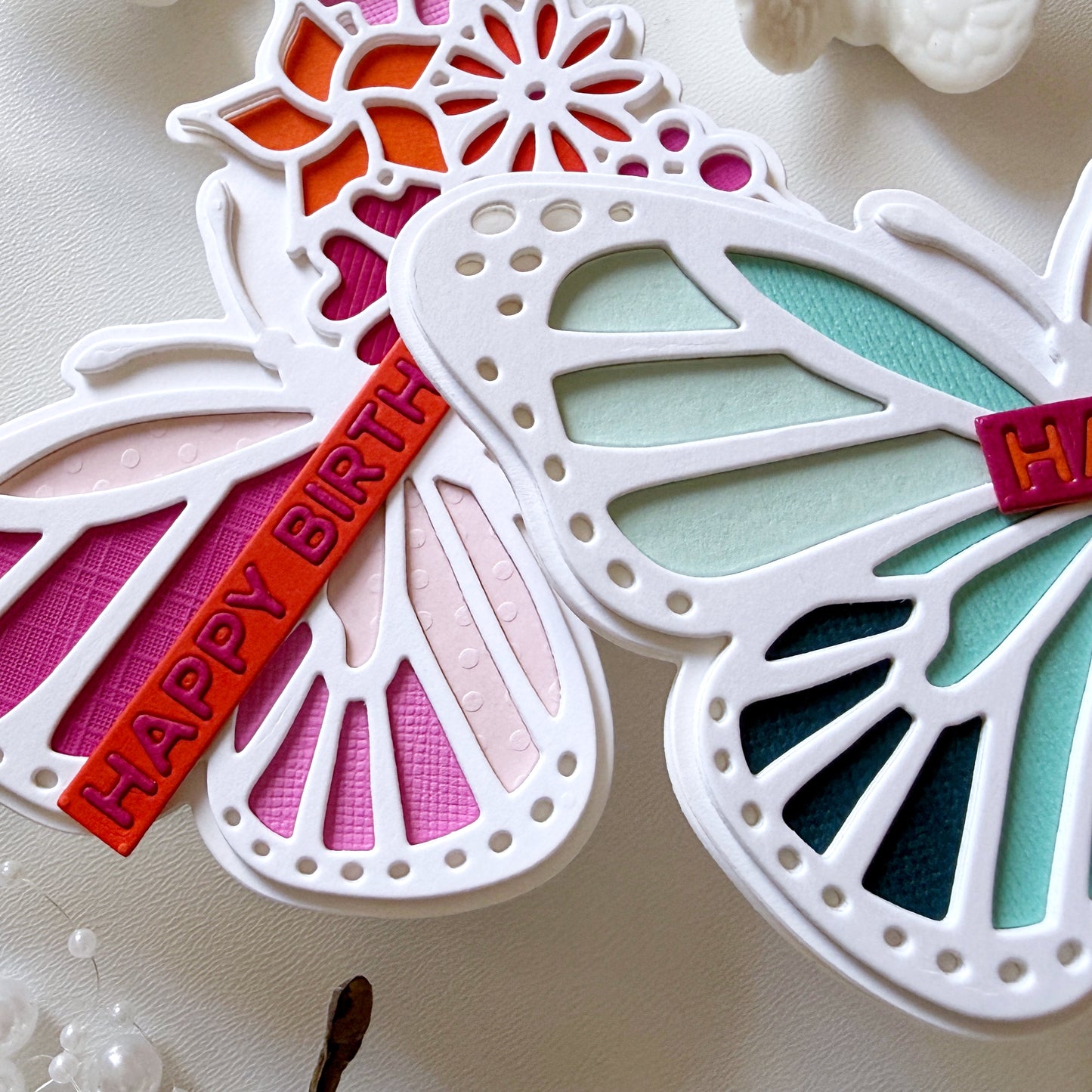 Floral Butterfly Die Set