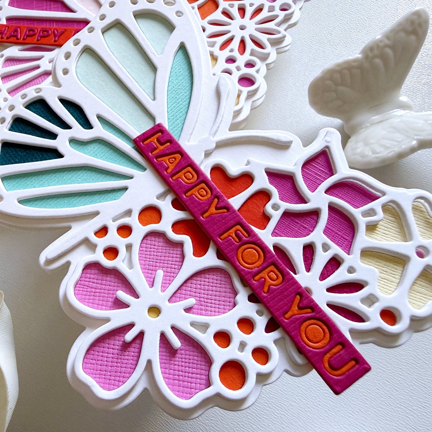 Floral Butterfly Die Set