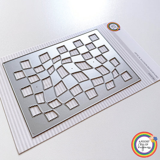 Optical Illusion Background 5x7" Cover Plate