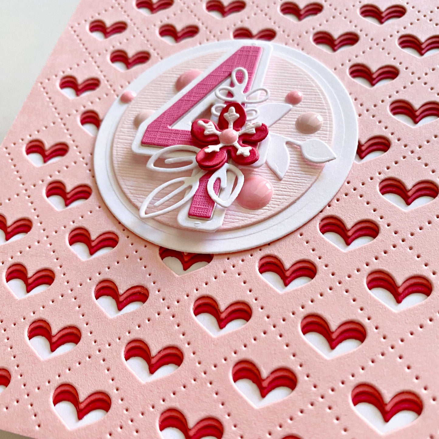 Pierced Heart Background A2 Cover Plate