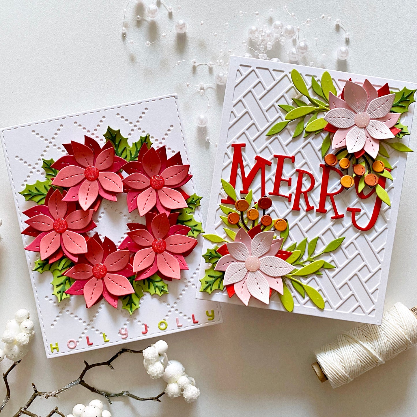 Christmas Floral Die Set