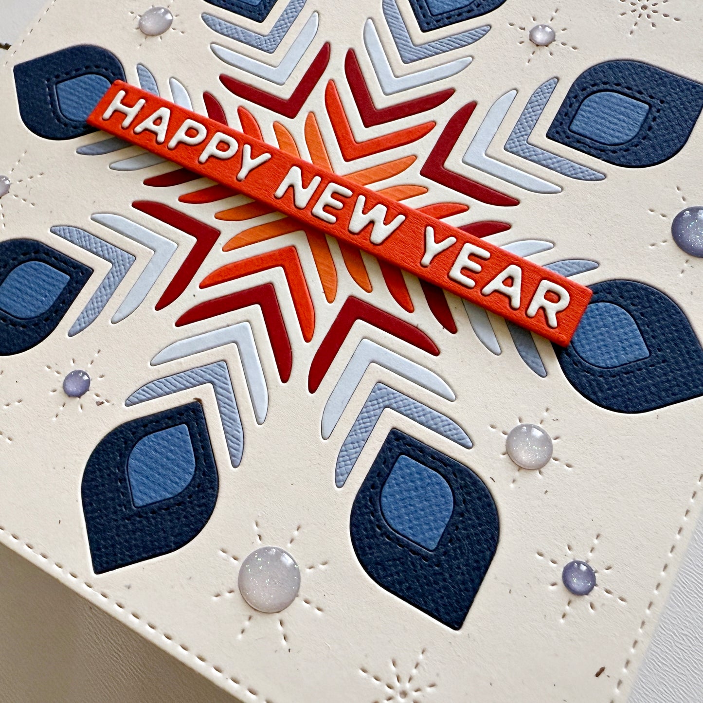 Folk Snowflake Background 5x5" Cover Plate