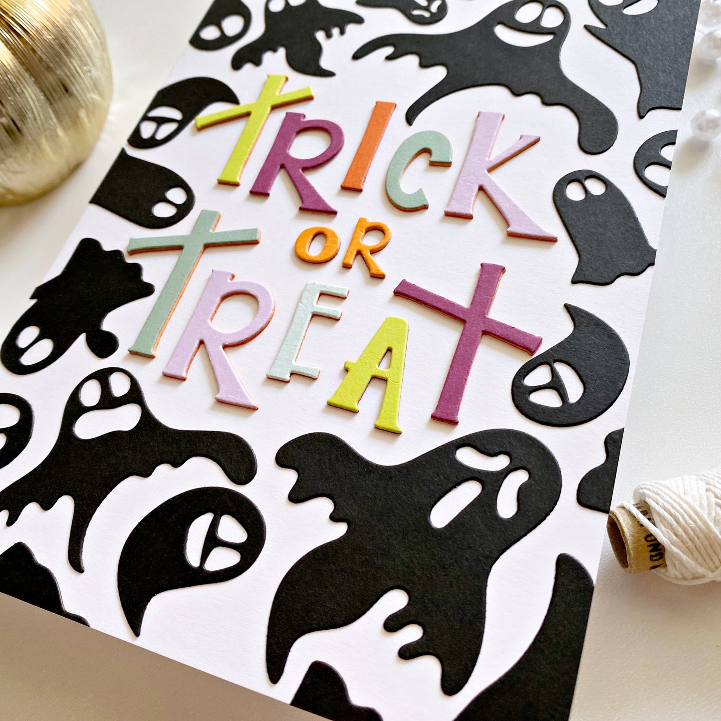 Trick or Treat Background A2 Cover Plate