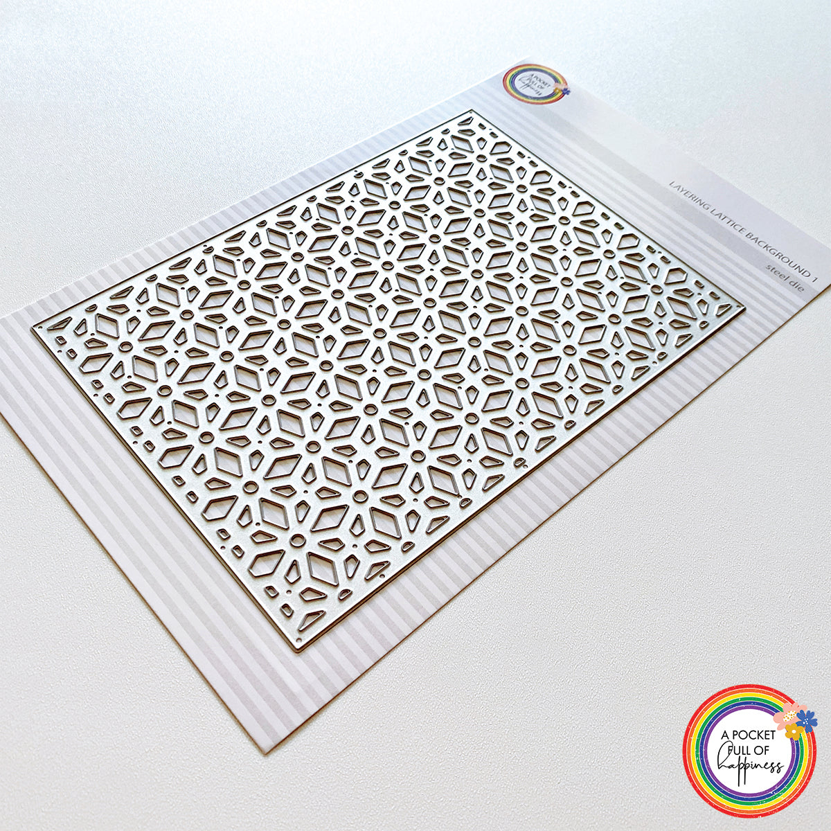 Layering Lattice Background 1 5x7" Cover Plate