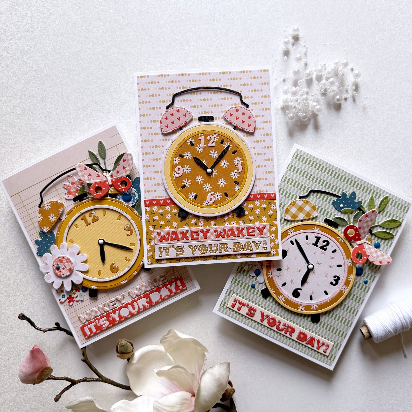 Retro Alarm Clock Die Set