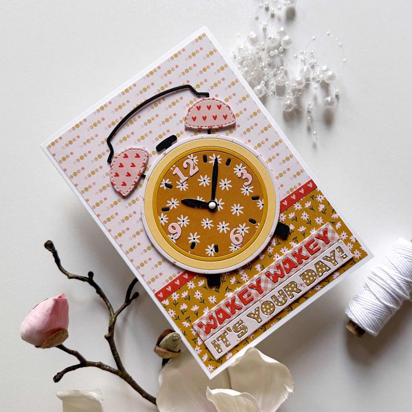 Retro Alarm Clock Die Set