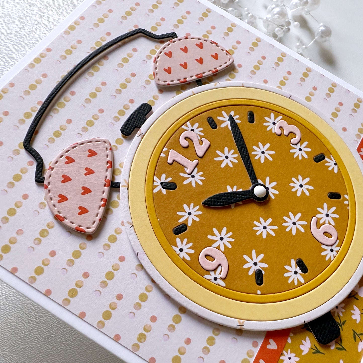 Retro Alarm Clock Die Set