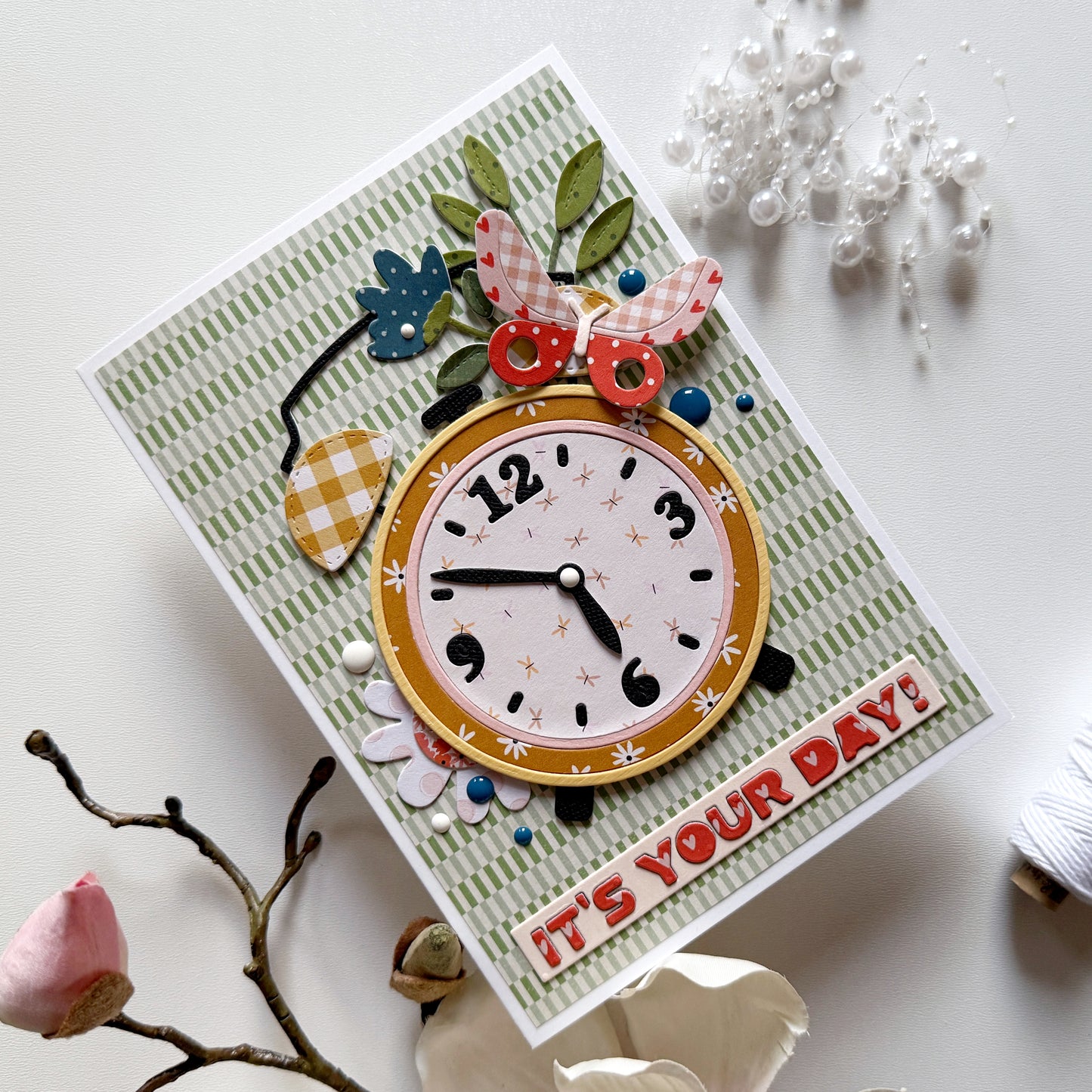 Retro Alarm Clock Die Set