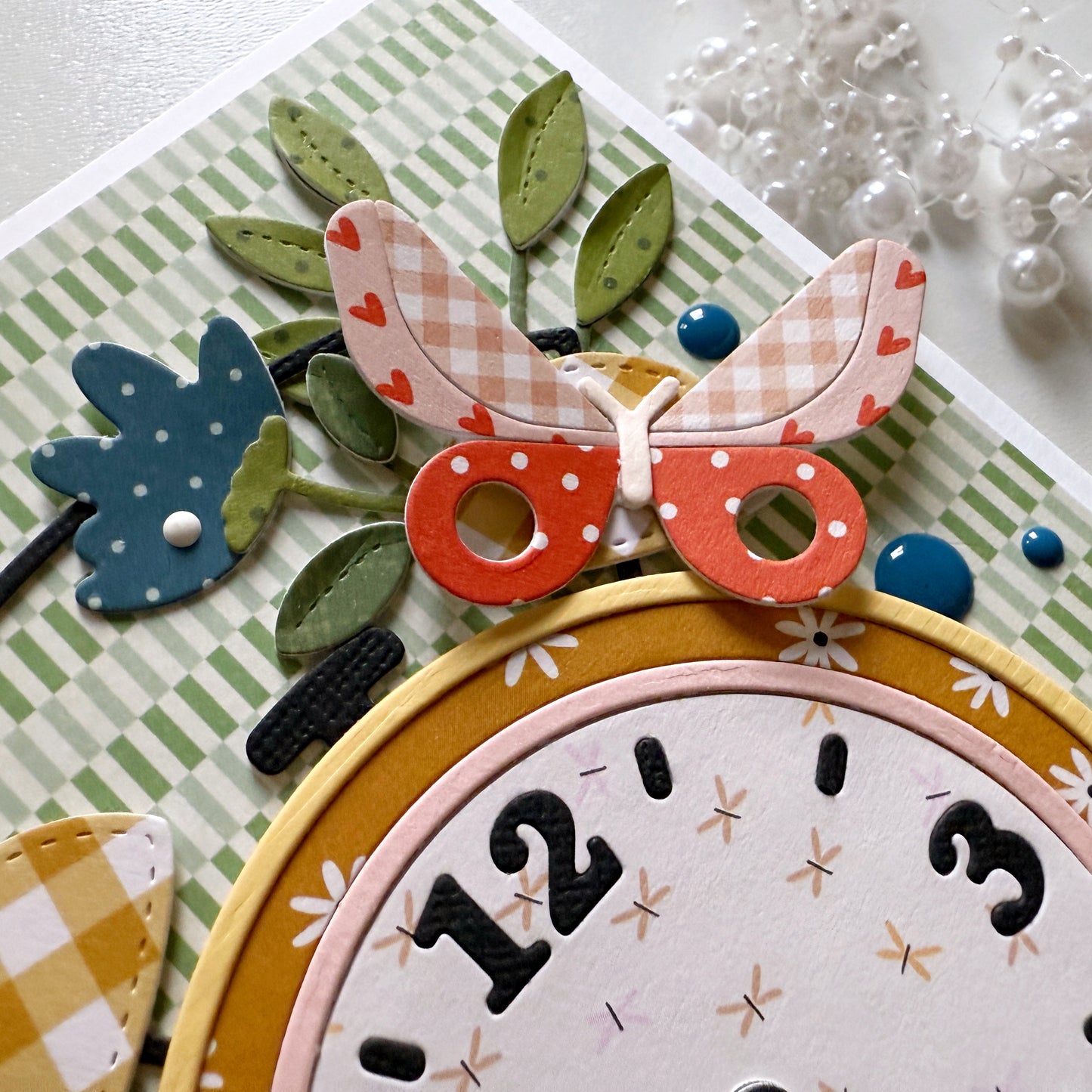 Retro Alarm Clock Die Set