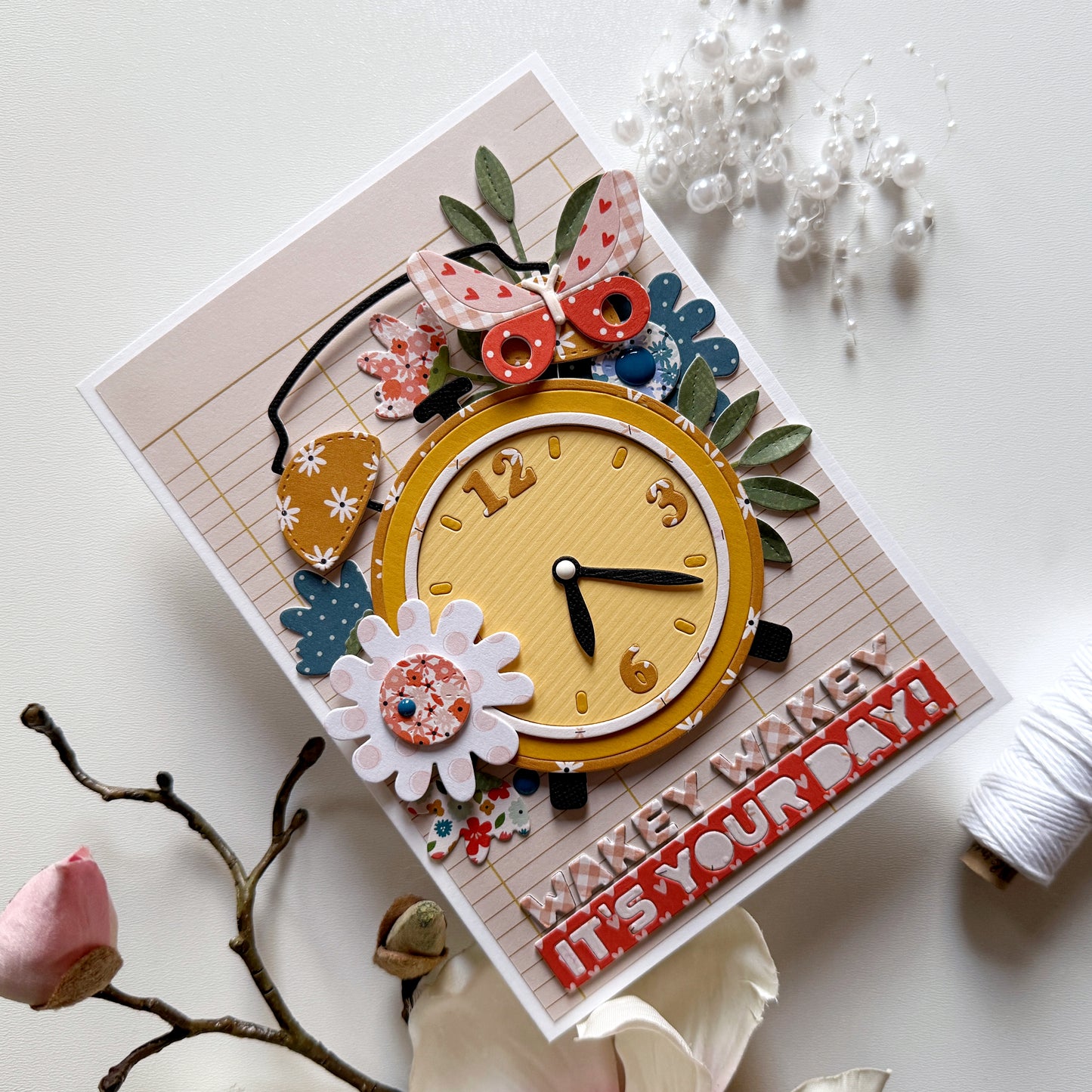 Retro Alarm Clock Die Set