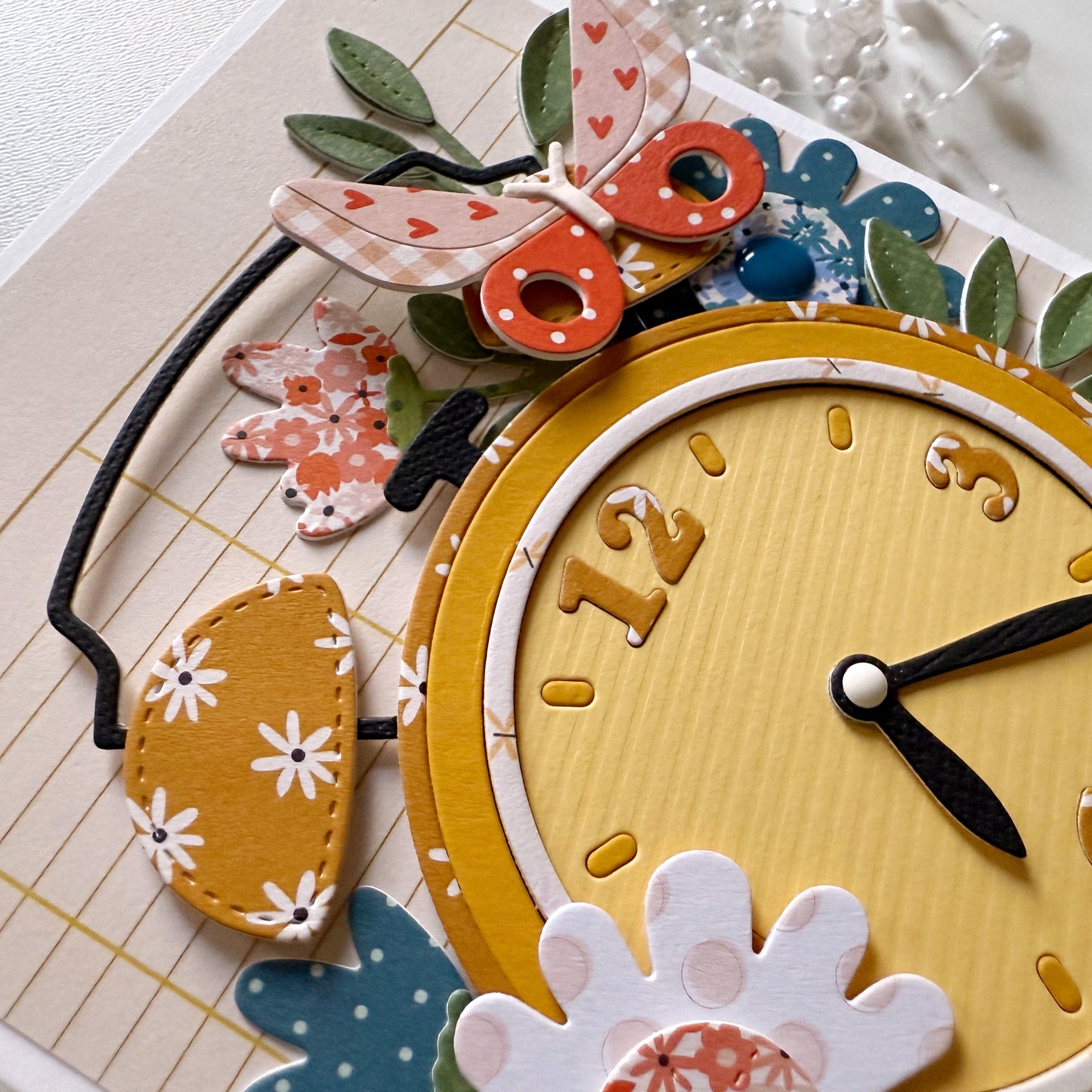 Retro Alarm Clock Die Set