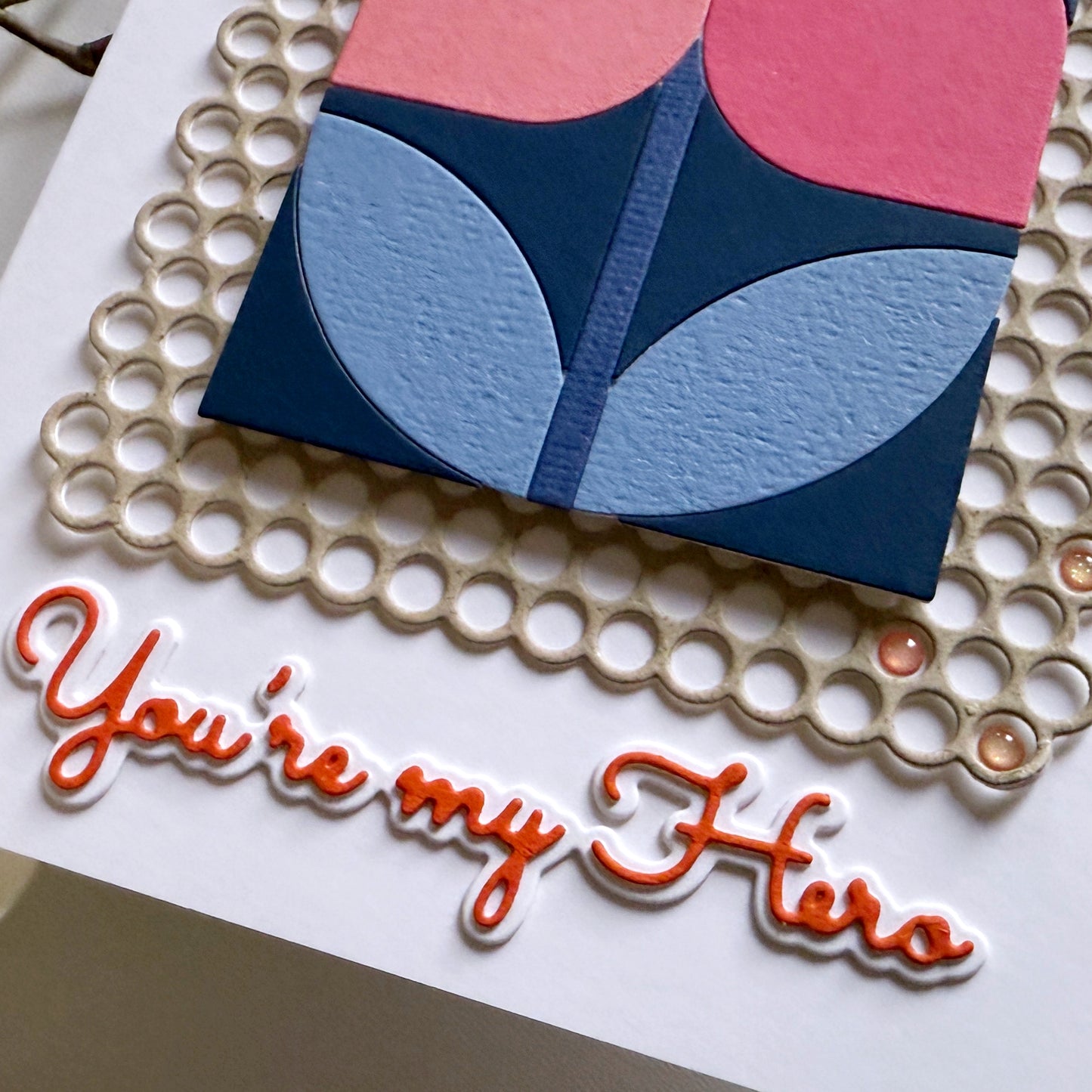 Mini Polka Dot Background 4x5.3" Cover Plate