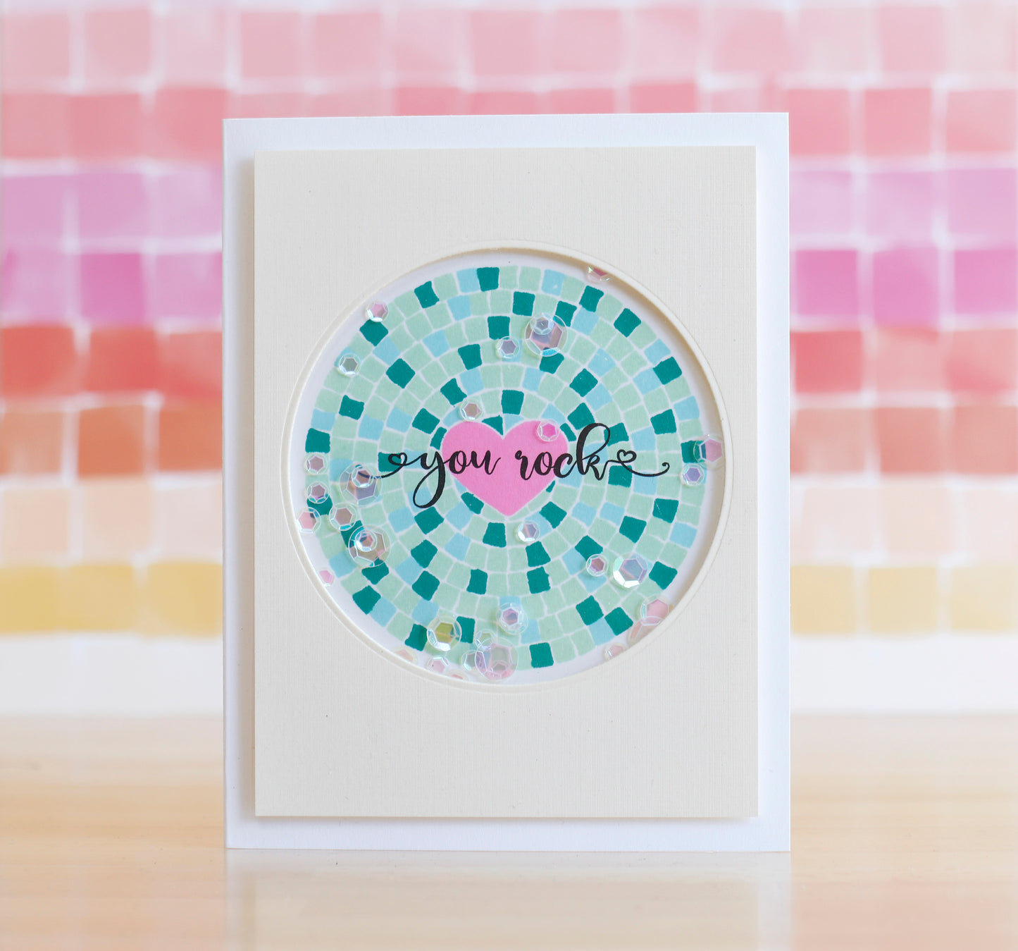 Mosaic Circle Builder Stamp Set