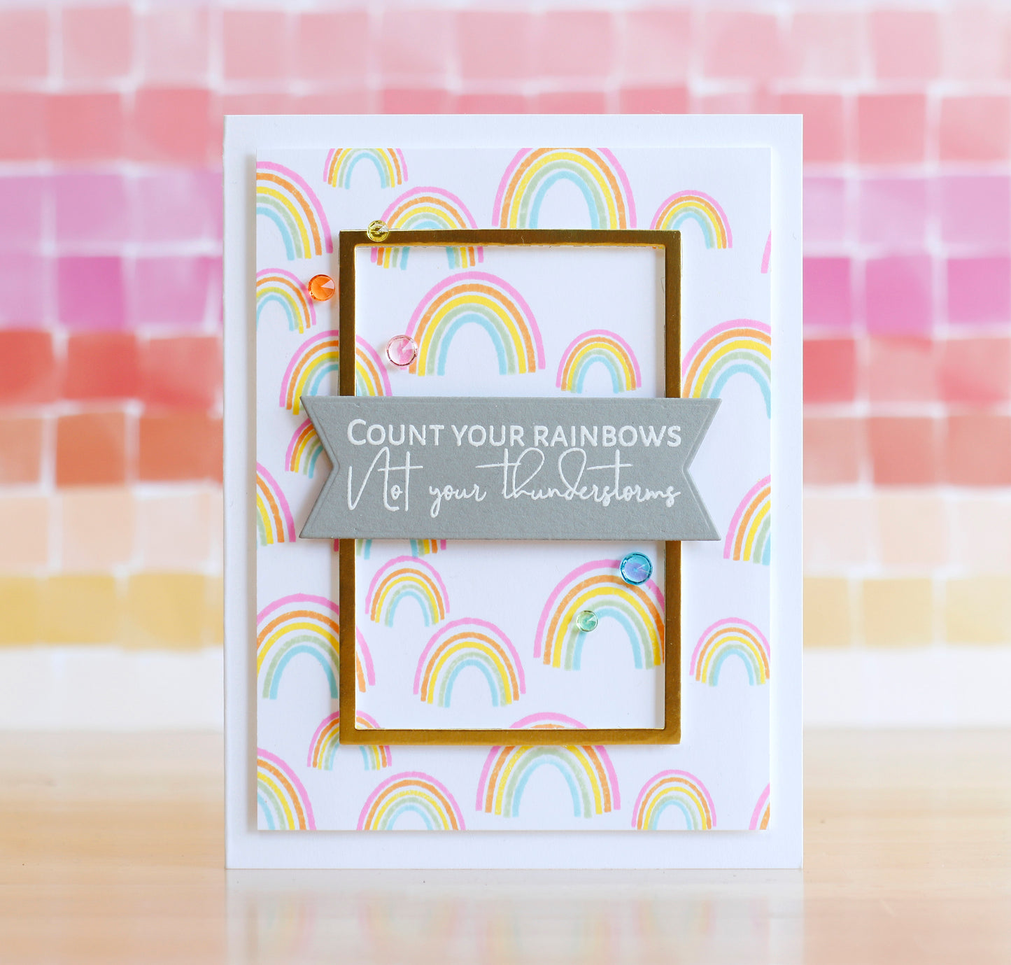 Rainbow Pattern Builder Stamp Set