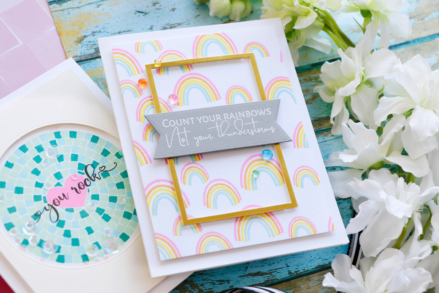 Rainbow Pattern Builder Stamp Set