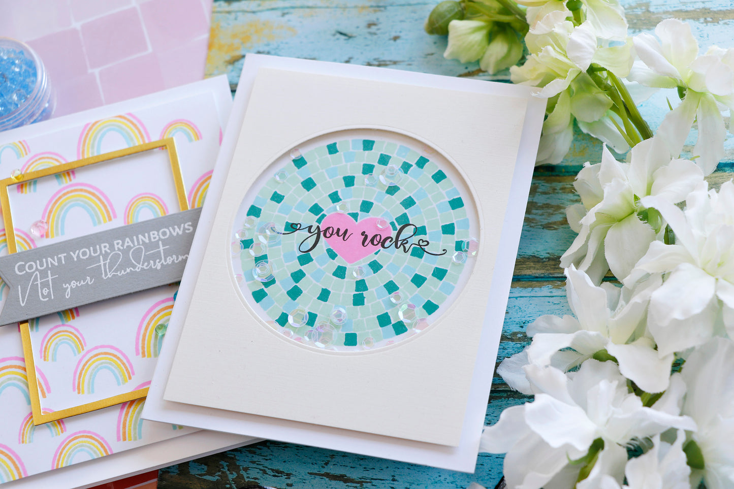 Mosaic Circle Builder Stamp Set