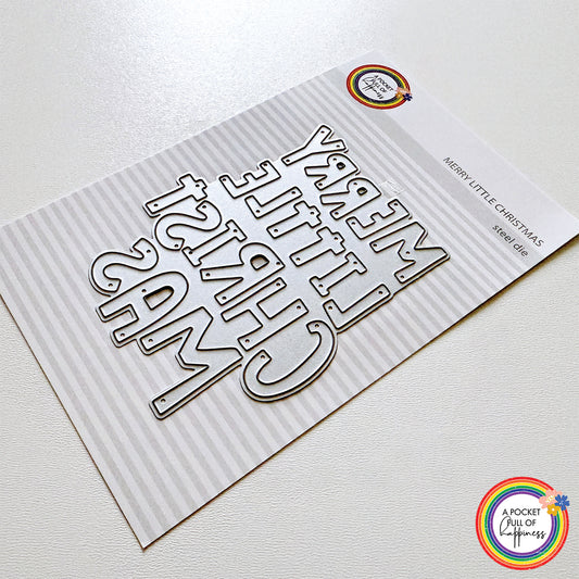 Merry Little Christmas Die