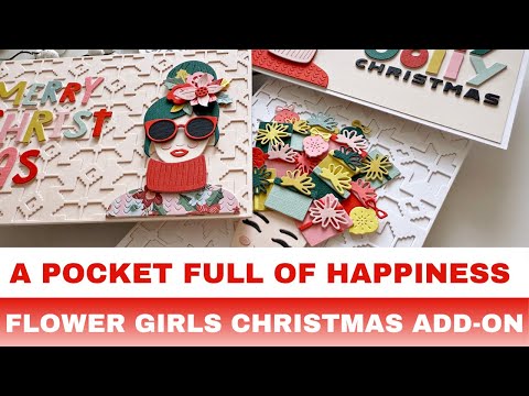 Flower Girls - Christmas Add-On Die Set – A Pocket Full of Happiness