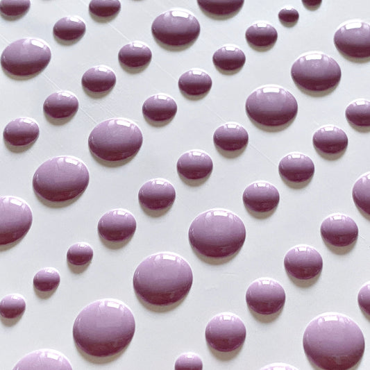 Solid Enamel Dots, 96 Pc - Light Purple