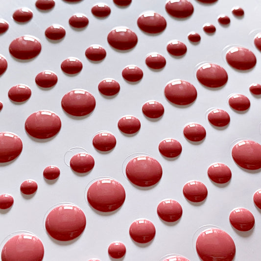 Solid Enamel Dots, 96 Pc - Englische Rose